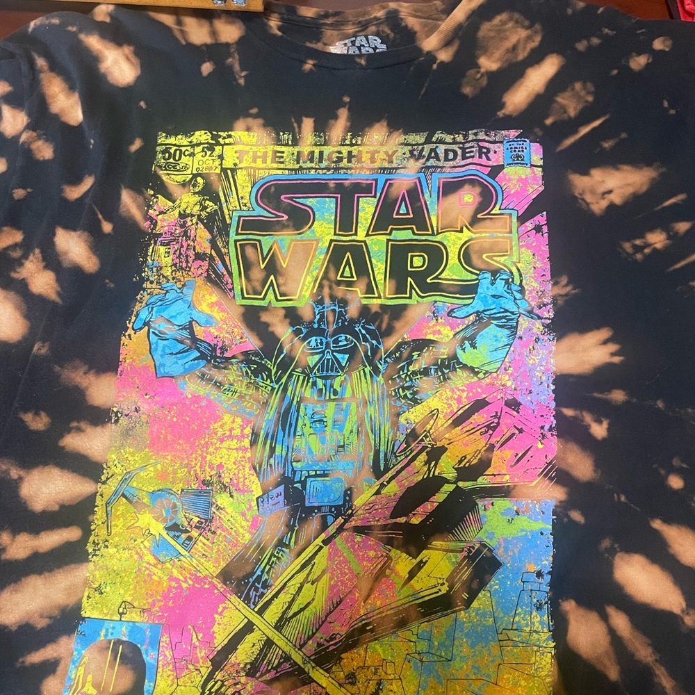 Custom tie dye Star Wars shirt.